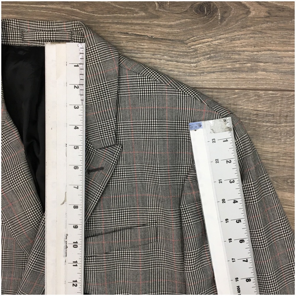 CALVIN KLEIN Mens Double Breasted Blazer Sport Coat Jacket Size‎ 42L Suit ITALY - Picture 8 of 12